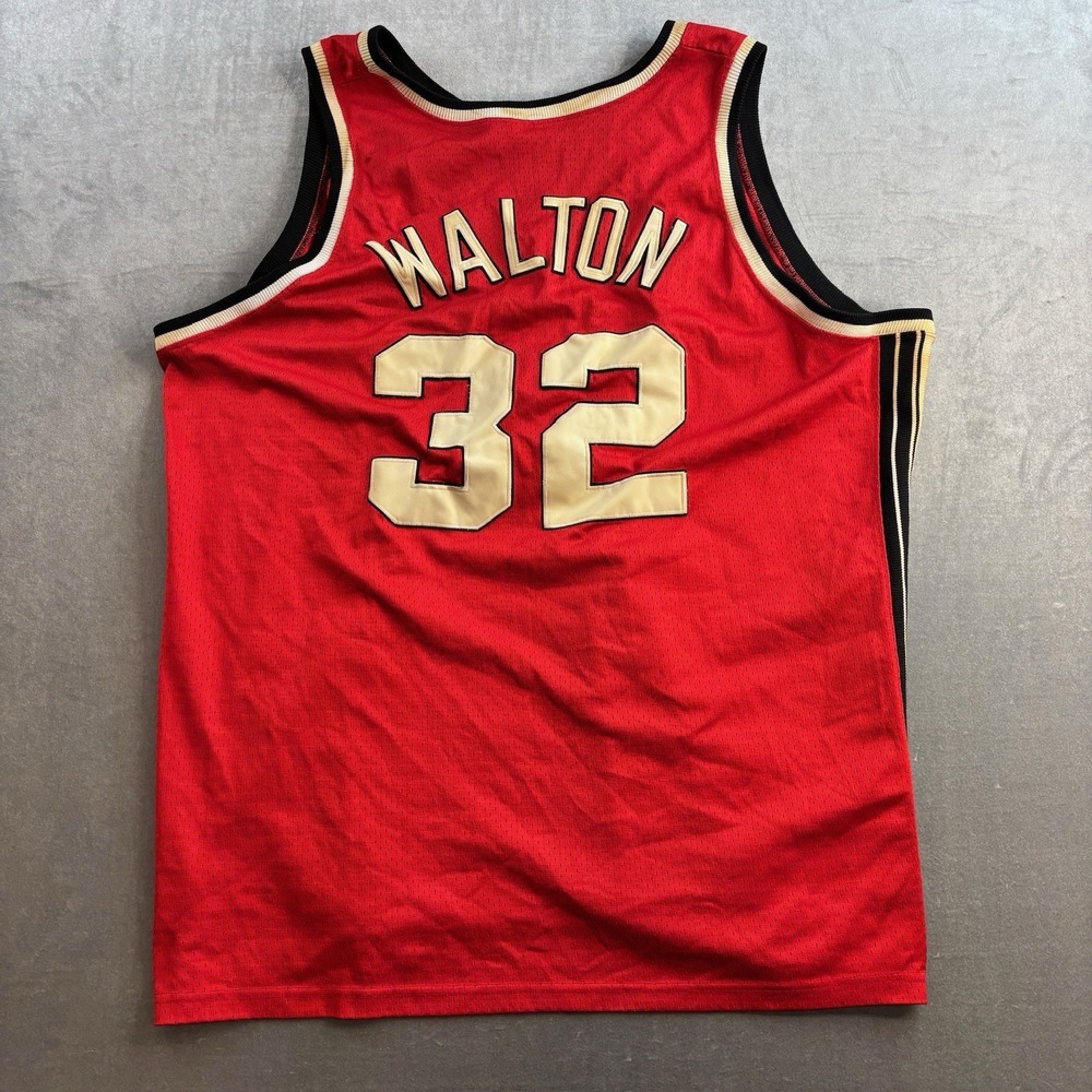 VTG Bill Walton #32 Mitchell & Ness 76-77 Portland Trailblazers Blazers Men's 56